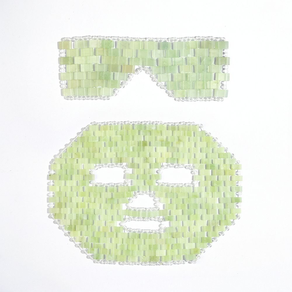Máscara de ojos de jade Xiu te - Luxury Skincare Tools reseña y precio